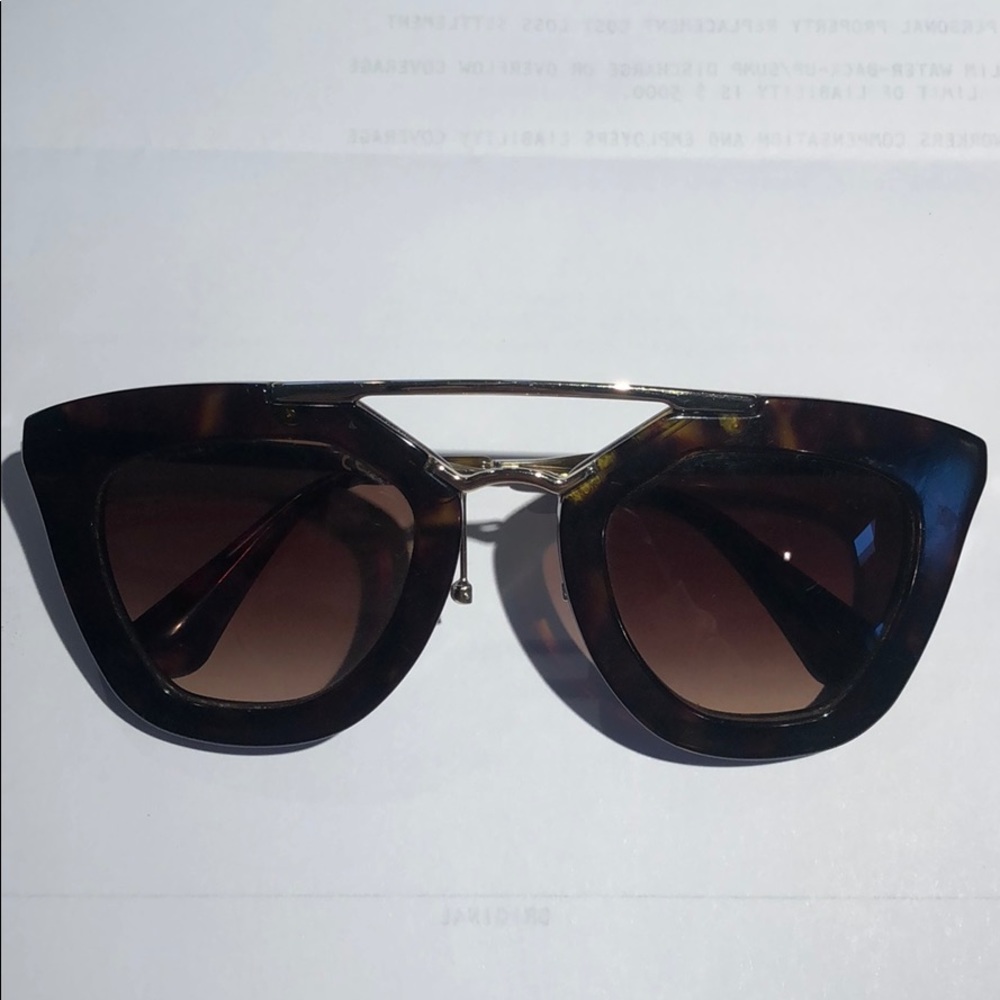 Prada cat eye sunglasses